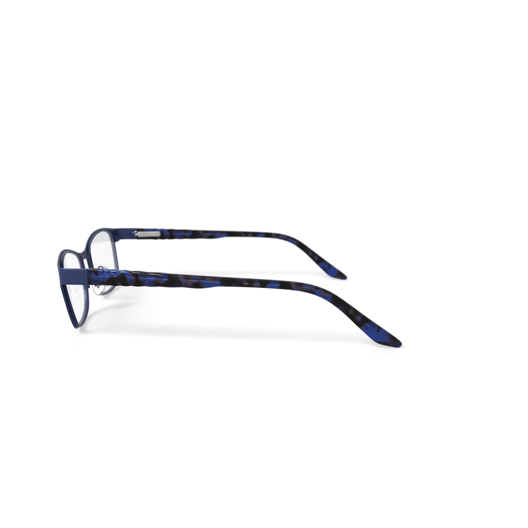 Baby Phat Women's BV275 Rectangular Prescription Eyeglasses with Case, Navy Blue