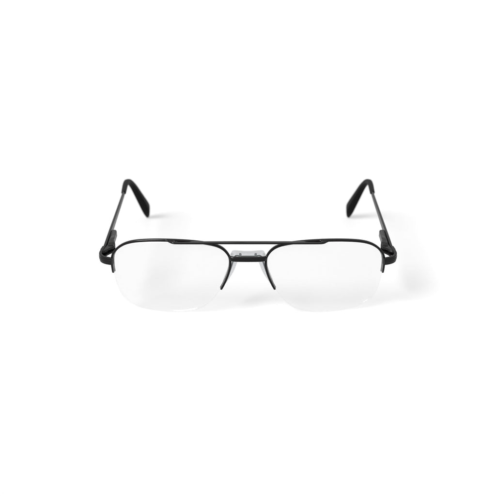 Men's ST239 Square Prescription Eyeglasses with Case, Gunmetal