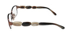 NEW VERA WANG LUXE ODILE WOMENS/LADIES DESIGNER FULL-RIM BROWN FRAME DEMO LENSES 49-15-130 EYEGLASSES/GLASSES