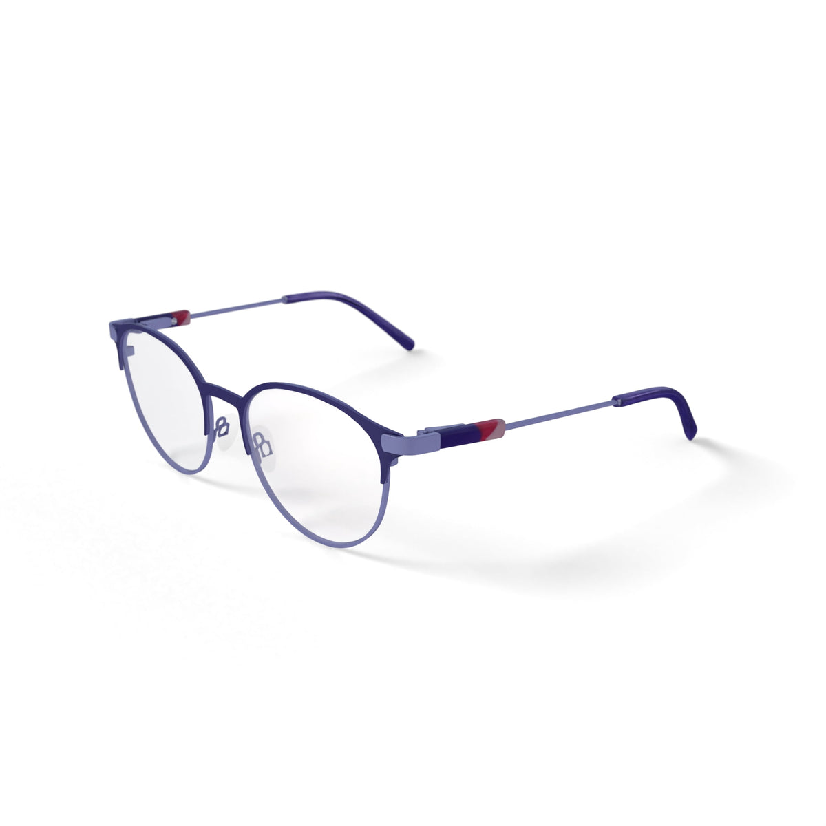 Women's Azariah Round Prescription Eyeglasses with Case, Purple