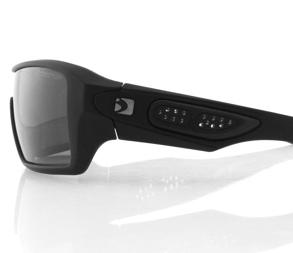 Bobster Paragon Sunglasses Matte Black Frame w/Smoke Lens