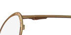 NEW VERA WANG LUXE EPIPHANY I WOMENS/LADIES CAT EYE FULL-RIM TITANIUM GOLD TITANIUM CAT EYE HANDMADE IN ITALY FRAME DEMO LENSES 49-17-130 SPRING HINGES EYEGLASSES/EYE GLASSES