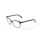 Women's HC209 Your Majesty Browline Prescription Eyeglasses with Case, Purple Tortoise