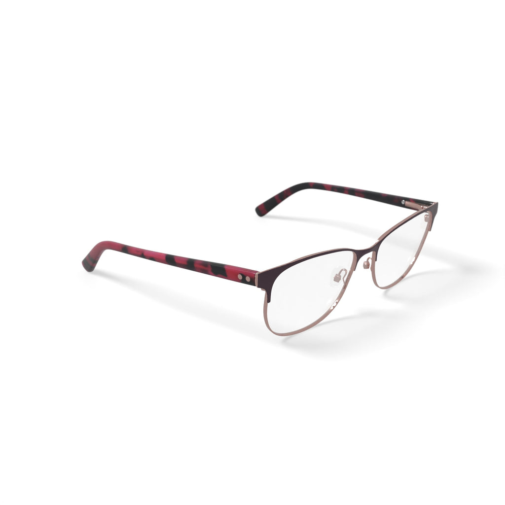 Women's MK10412 Browline Prescription Eyeglasses with Case, Pink