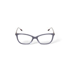 Womens Lana Square Prescription Eyeglasses with Case, Lavender Crystal