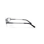 Men's Bashiri Square Prescription Eyeglasses with Case, Grey