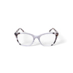 Women's OSL763 Prescription Eyeglasses with Case, Crystal Lilac