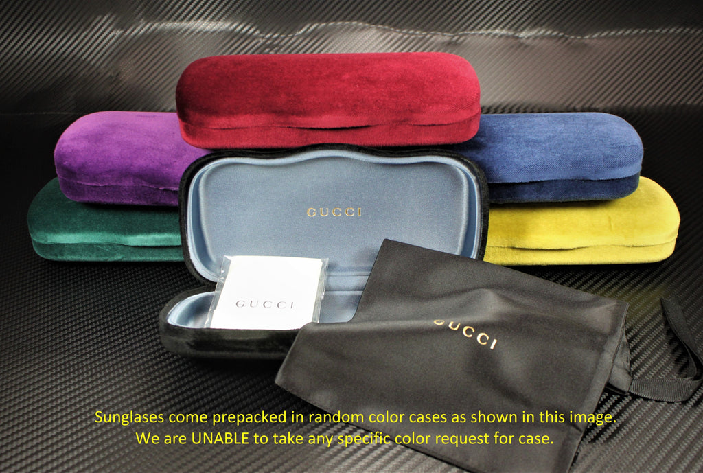 Gucci GG0278O Black Multicolor Rectangular Eyeglasses Demo Lens 55-15-145 Women