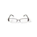 Women's WLO320 Square Square Prescription Eyeglasses with Case, Brown