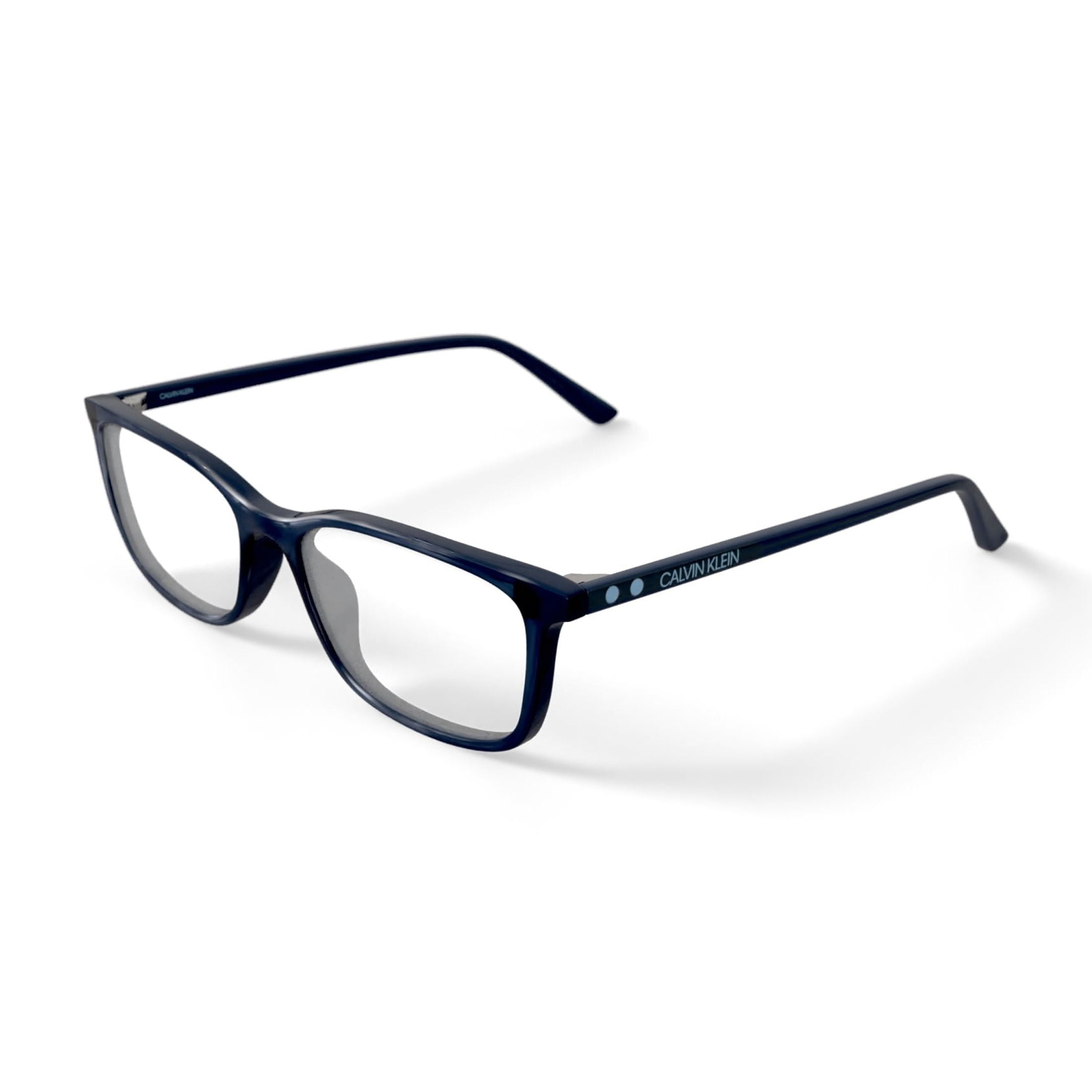 Women's CK19512G Prescription Eyeglasses with Case, Teal Crystal