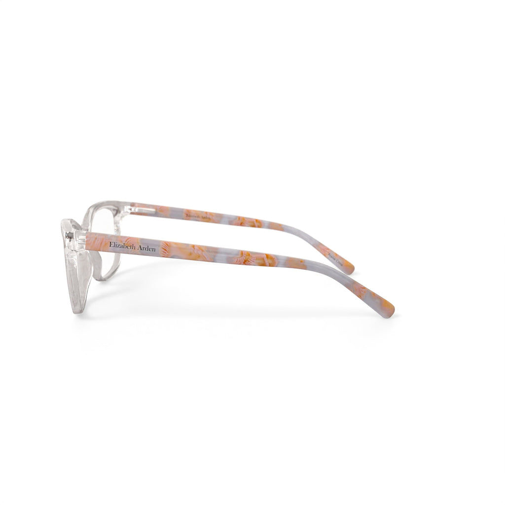 Elizabeth Arden Women's EA1202 Square Prescription Eyeglasses with Case, Beige