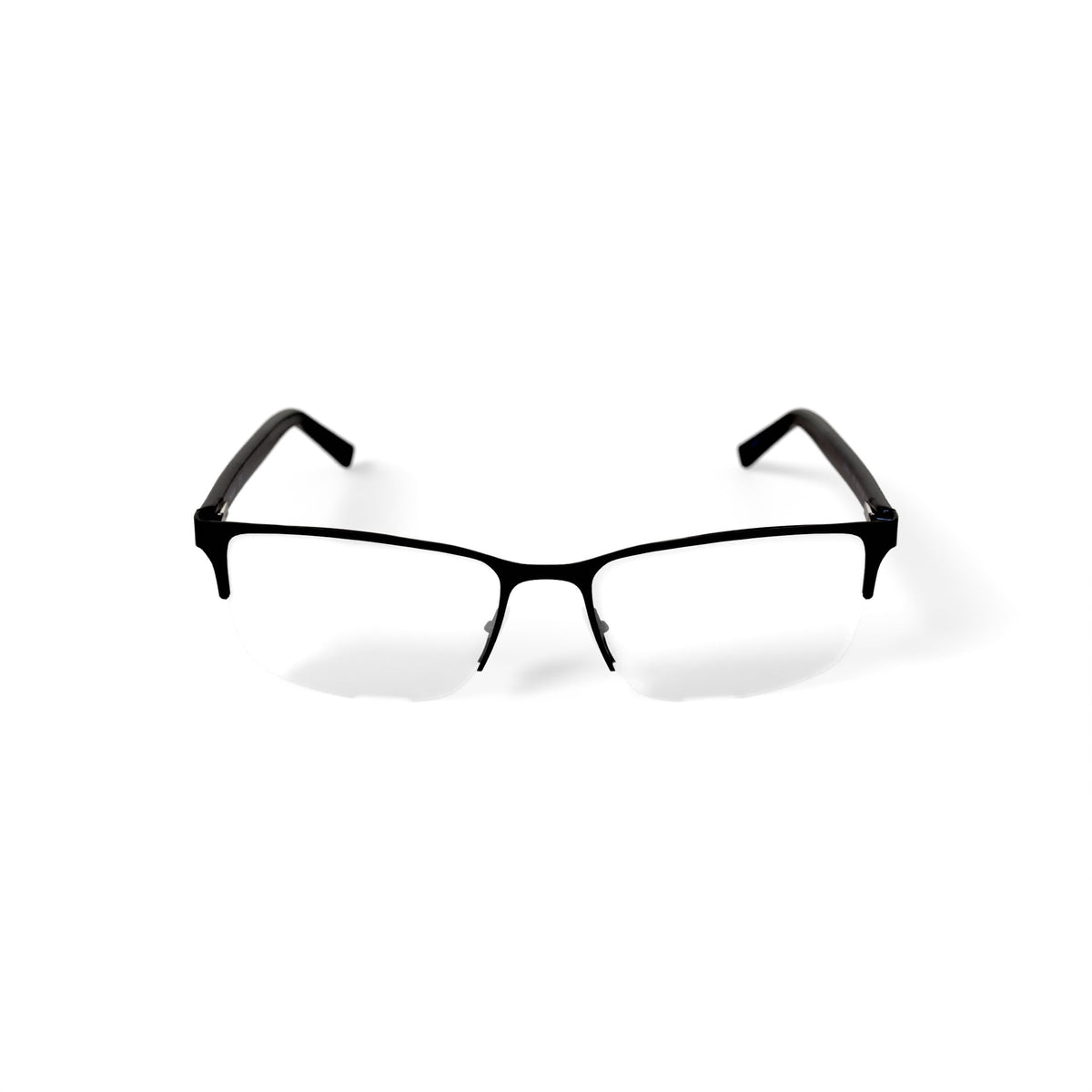 Timberland Men's TB1805-1 Rectangular Prescription Eyeglasses with Case, Black