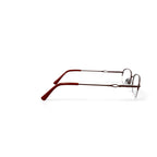 Visage Women's E211 Oval Prescription Eyeglasses with Case, Brown