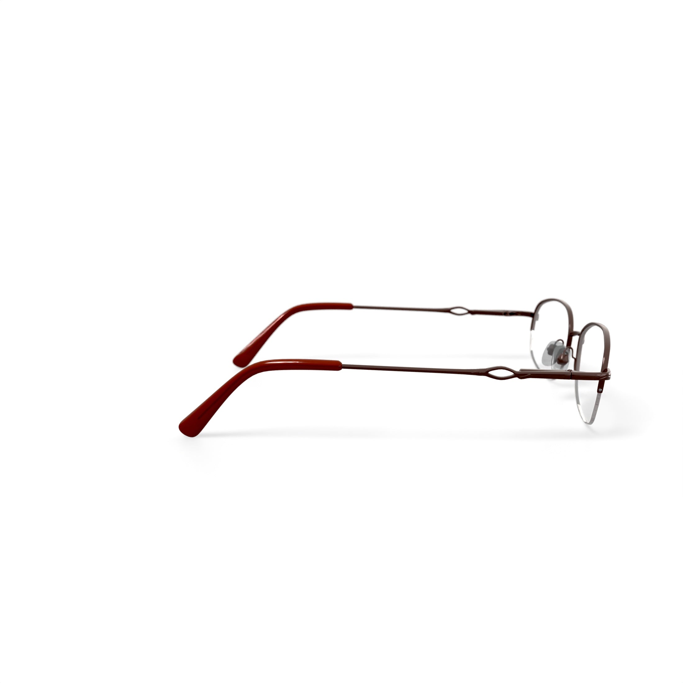 Visage Women's E211 Oval Prescription Eyeglasses with Case, Brown