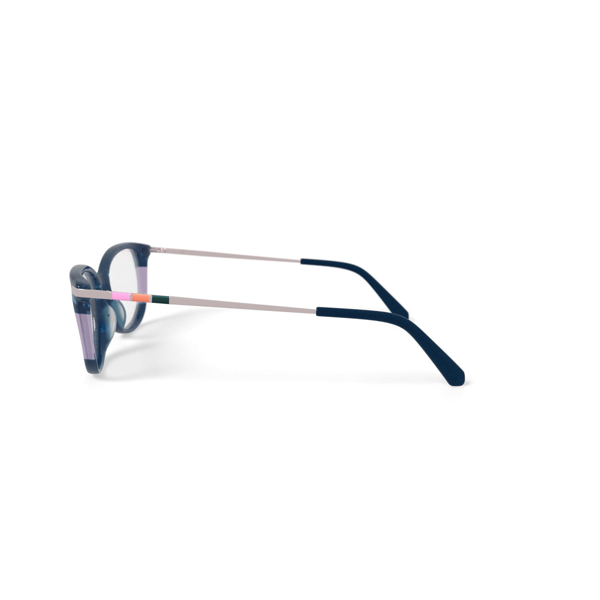 Flower Women's FLR6056 Prescription Eyeglasses with Case, Green/Pink