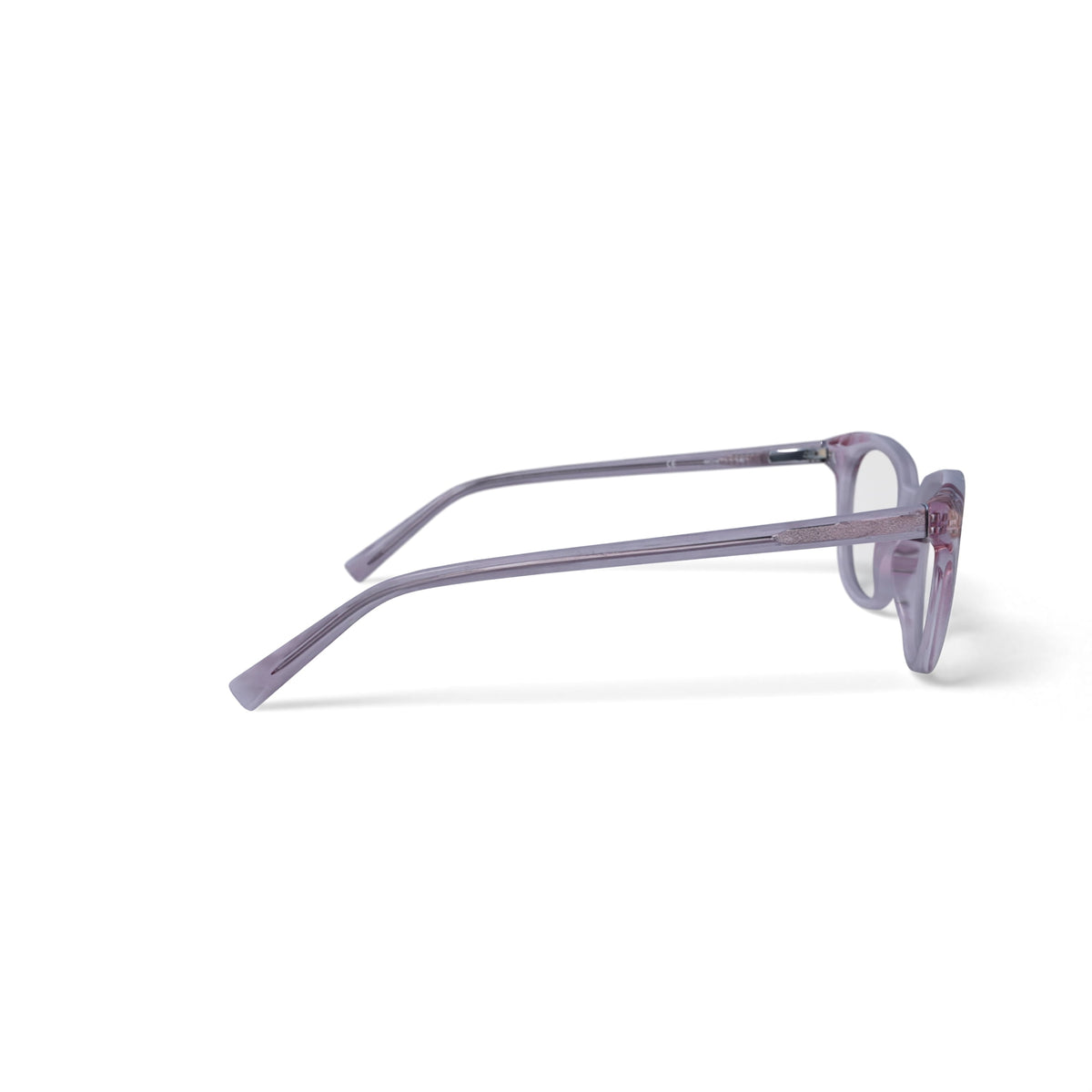 Women's Lucia Square Prescription Eyeglasses with Case, Pink Crystal