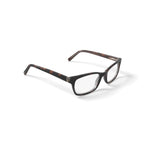 Women's Estella Rectangular Prescription Eyeglasses with Case, Brown Tortoise
