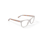 Elizabeth Arden Women's EA1202 Square Prescription Eyeglasses with Case, Beige