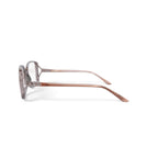 Women's H01Z Square Prescription Eyeglasses with Case, Tan
