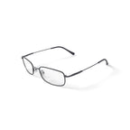 M+Flex Men's MF507 Rectangular Prescription Eyeglasses with Case, Gunmetal