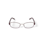 Women's M251 Rectangular Prescription Eyeglasses with Case, Burgundy