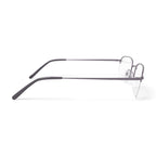 TiFlex Men's T1506 Square Square Prescription Eyeglasses with Case, Gunmetal