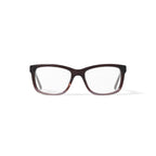 Flower Women's Square Eyeglasses, FLR6005, Lauren, Brown, 52-16-135, with Case