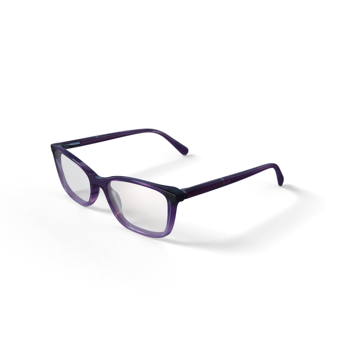 Women's Kollie Square Prescription Eyeglasses with Case, Purple