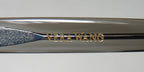NEW VERA WANG LUXE JACQUETTE WOMENS/LADIES RECTANGULAR FULL-RIM HORN FRAME DEMO LENSES 52-16-135 SPRING HINGES EYEGLASSES/EYEWEAR