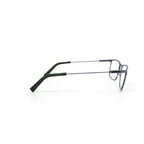 Timberland Men's TB1812-1 Square Prescription Eyeglasses with Case, Gunmetal