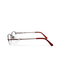 Visage Women's E211 Oval Prescription Eyeglasses with Case, Brown