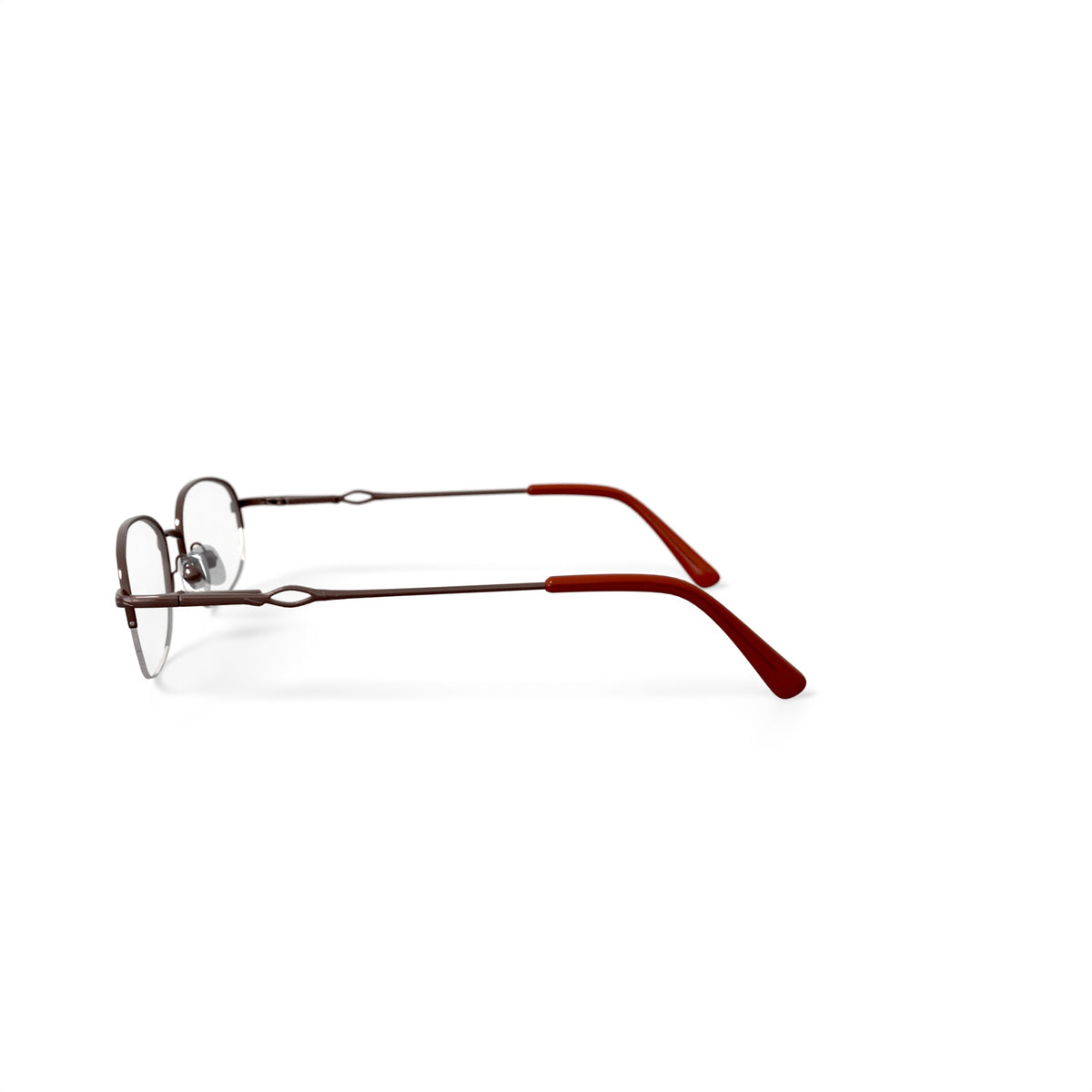 Visage Women's E211 Oval Prescription Eyeglasses with Case, Brown