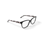 Elizabeth Arden Women's EA1203 Square Prescription Eyeglasses with Case, Black