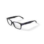 Women's Lui Square Prescription Eyeglasses with Case, Navy Tortoise