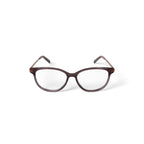 Women's BE222 Calla Round Prescription Eyeglasses with Case, Brown