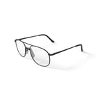 Via Milano Men's Kyle Square Prescription Eyeglasses with Case, Gunmetal