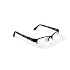 Womens EC326 Square Prescription Eyeglasses with Case, Red