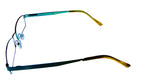 Apple Bottoms Womens Ophthalmic Eyeglass l 708 3 Dark Olive. 52mm