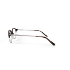 Flower Women's FLR6047 Prescription Eyeglasses with Case, Brown Tortoise