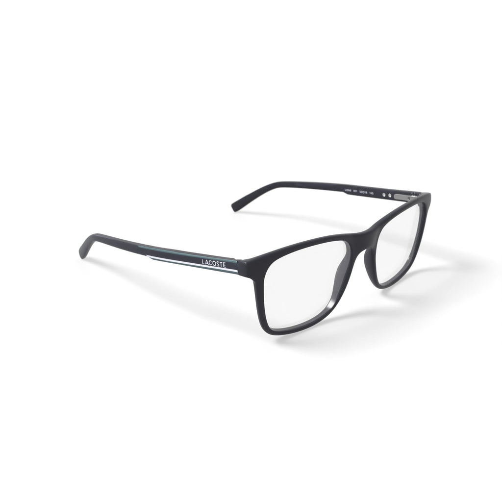 Lacoste Men's L2848G Prescription Eyeglasses with Case, Black