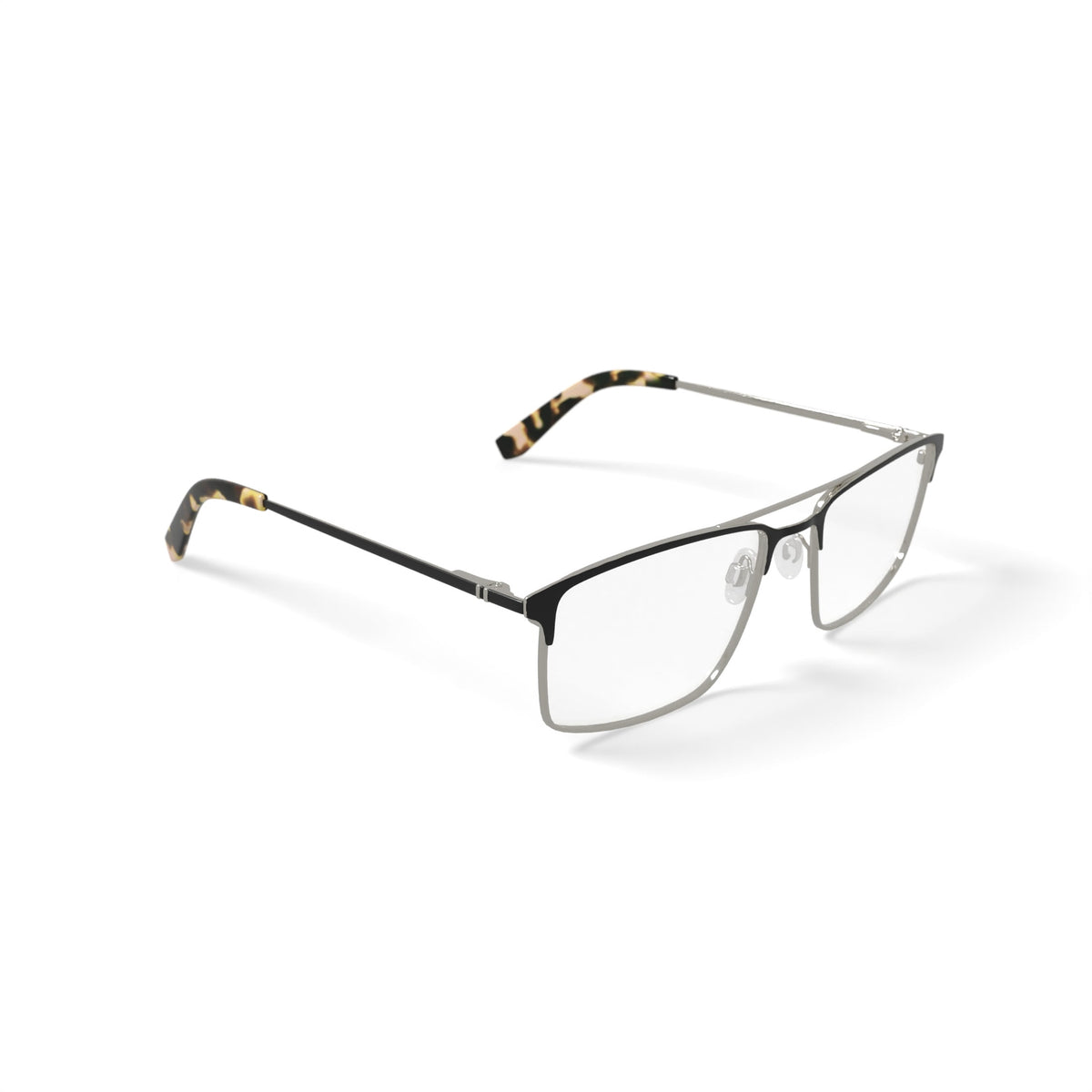 Men's RJ1934 Rectangular Prescription Eyeglasses with Case, Black/Gold