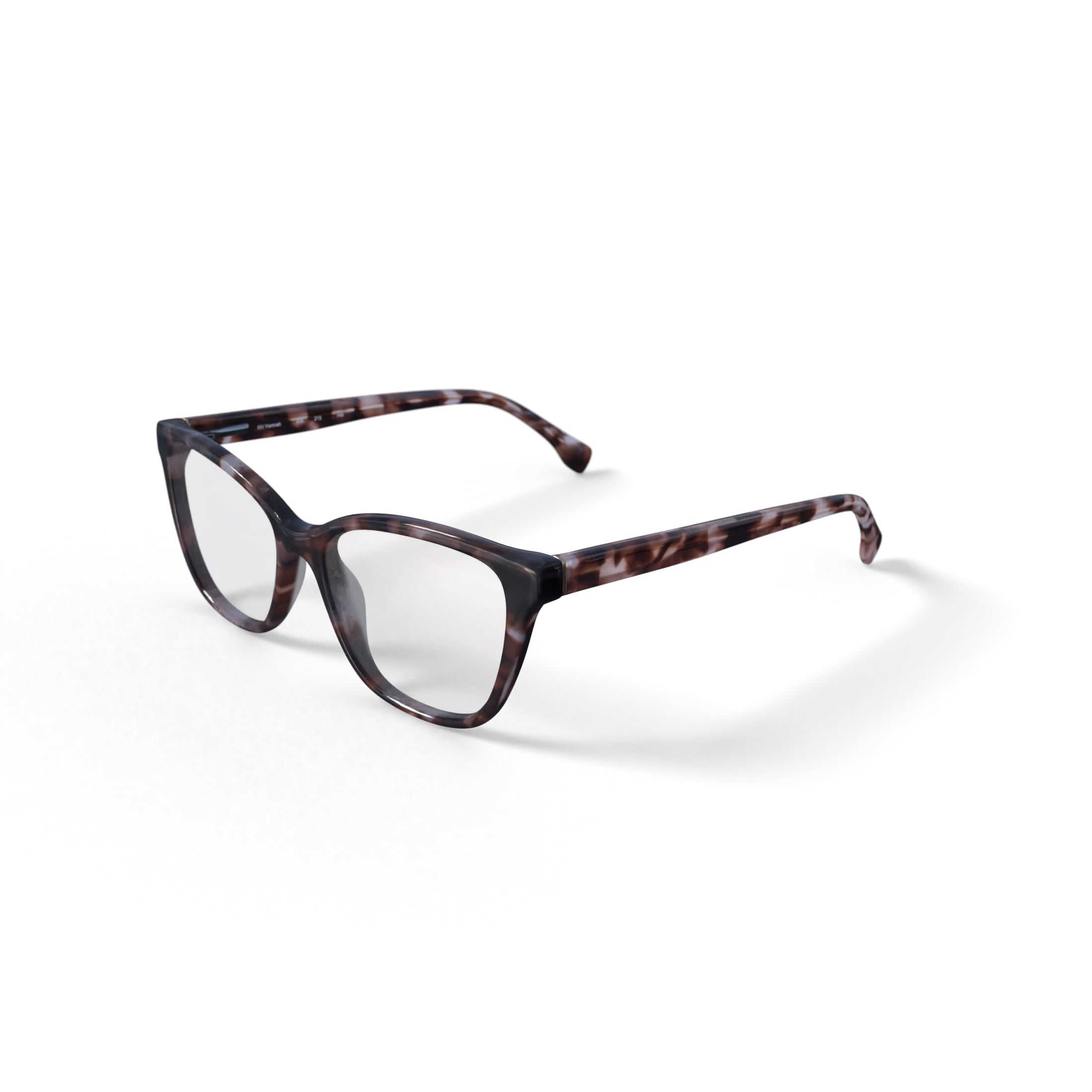 Women's Hannah Cat Eye Prescription Eyeglasses with Case, Brown Tortoise