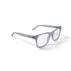 Men's Crosby Rectangular Prescription Eyeglasses with Case, Crystal