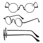 KOOSUFA Small Round l Reading Glasses 3.00 Blue Light Blocking Women Men Retro Eyeglasses Readers Eyewear 3 Colors Set