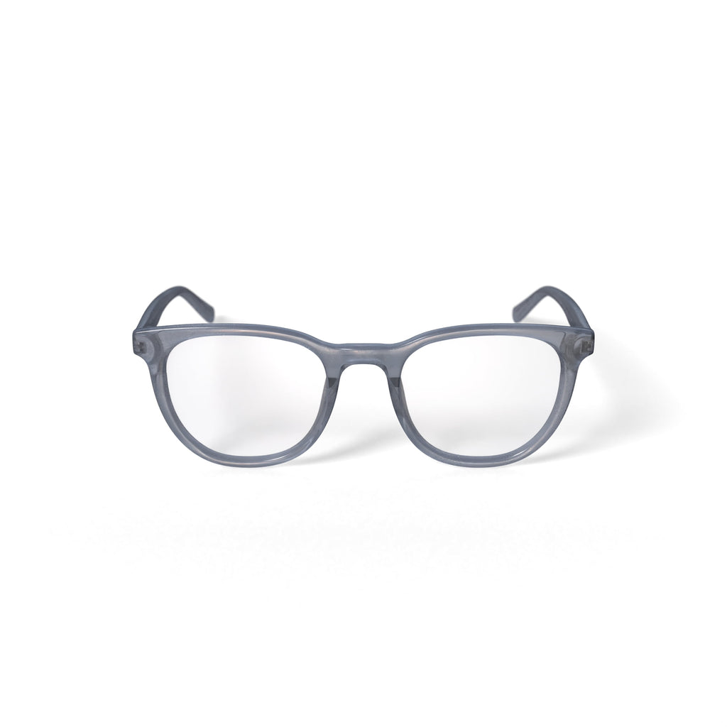 Women's Linden Round Prescription Eyeglasses with Case, Crystal