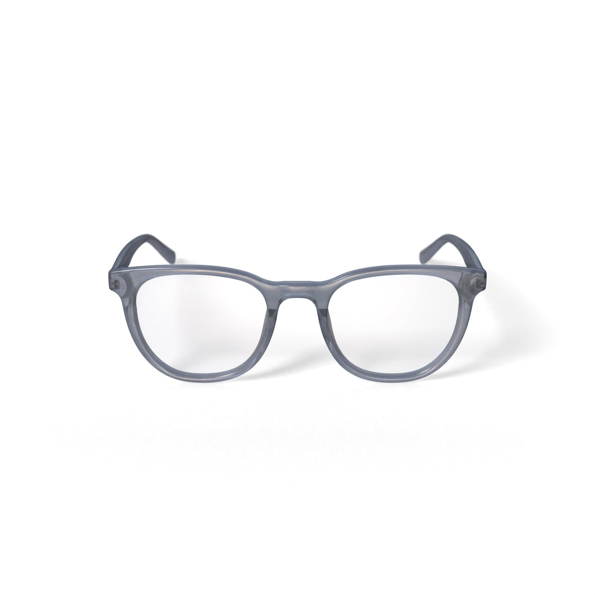 Women's Linden Round Prescription Eyeglasses with Case, Crystal