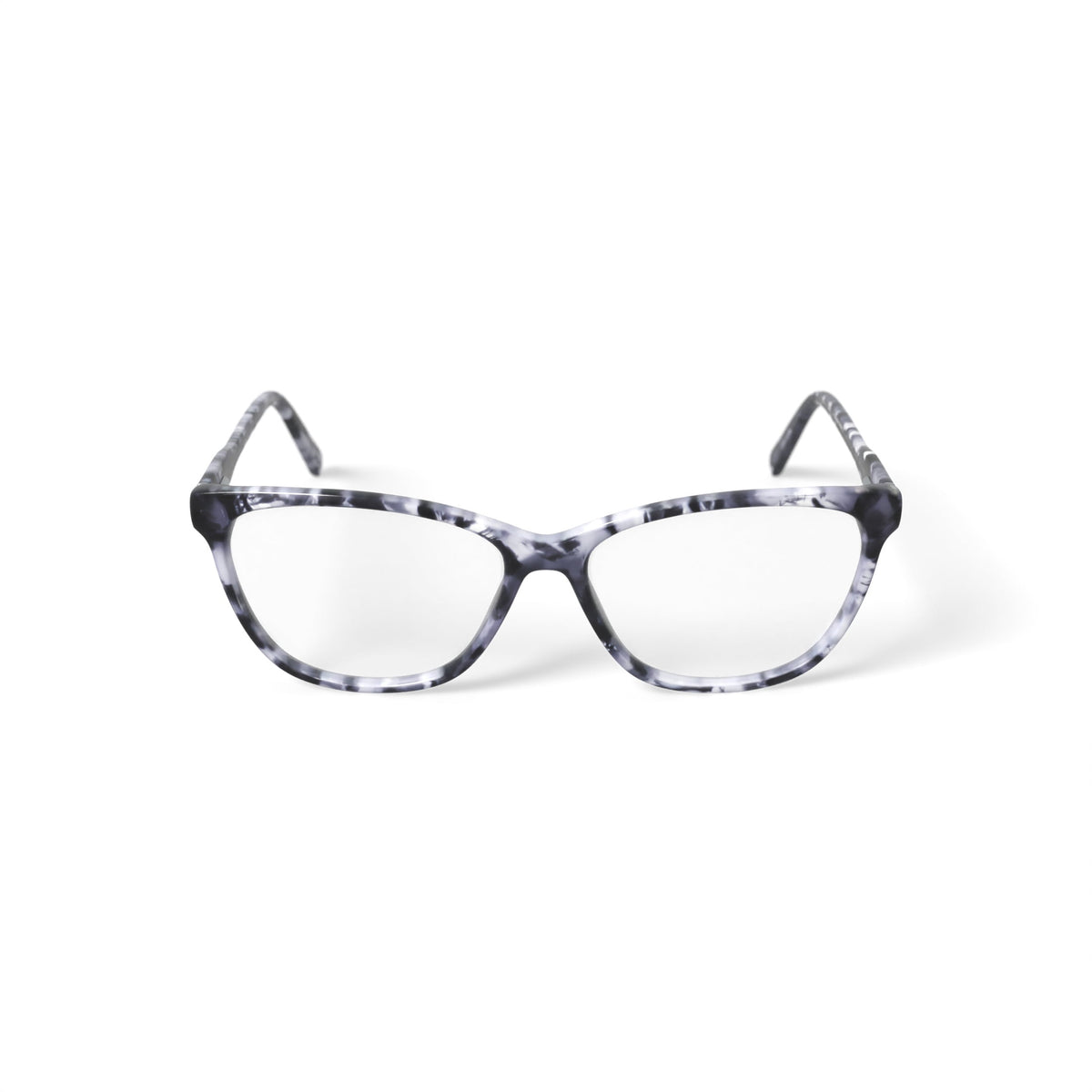 M America Women's Halsey Square Prescription Eyeglasses with Case, Gray
