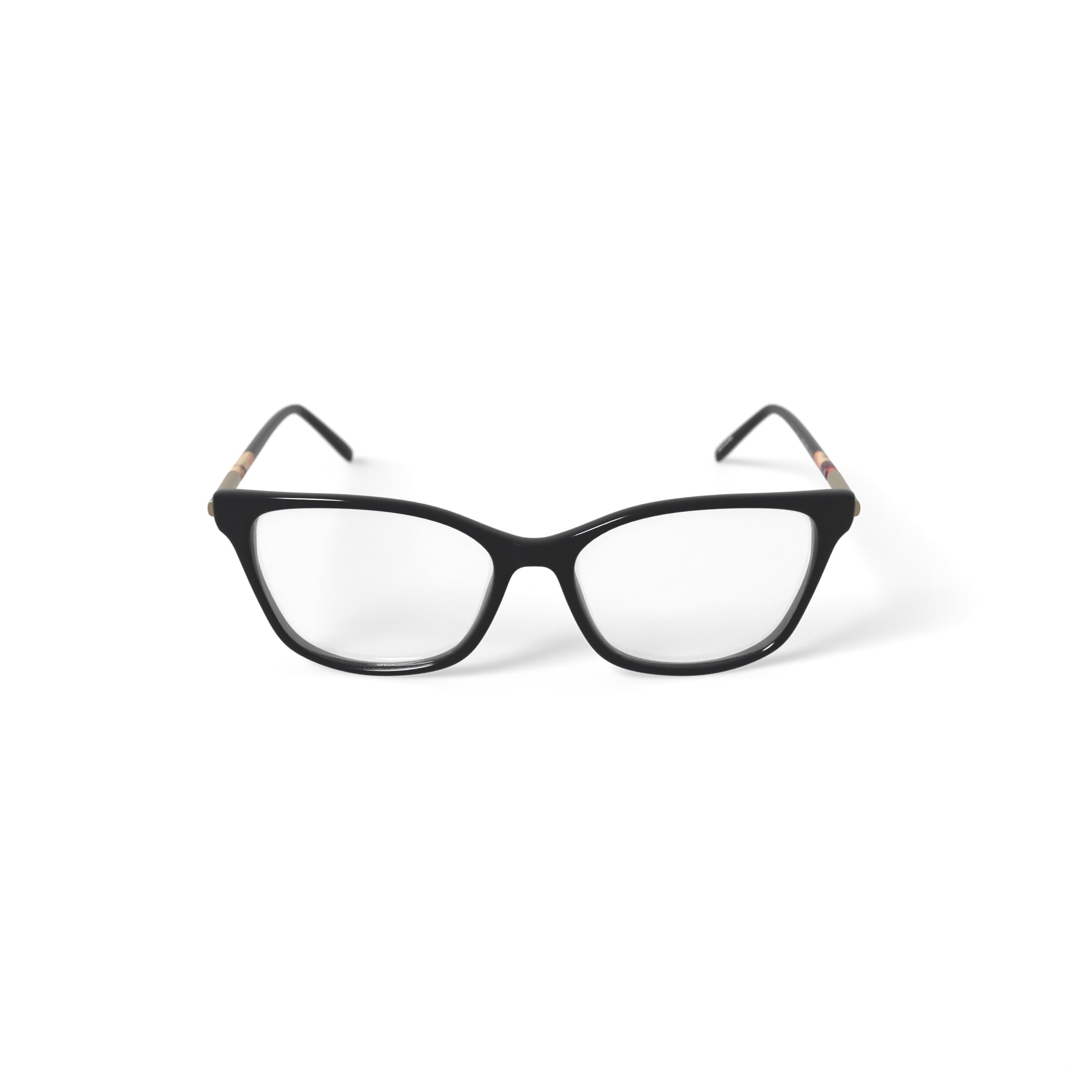 Women's MV019 Amy Square Prescription Eyeglasses with Case, Black