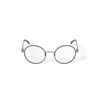 Flower Women's FLR6037 Prescription Eyeglasses with Case, Shiny Black