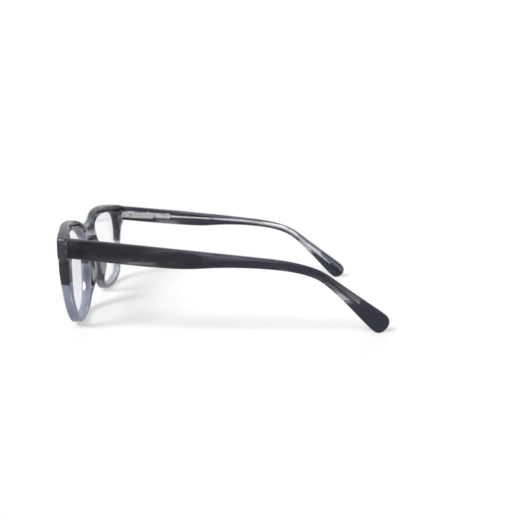 Men's MC003 Anthony Square Prescription Eyeglasses with Case, Grey Tortoise